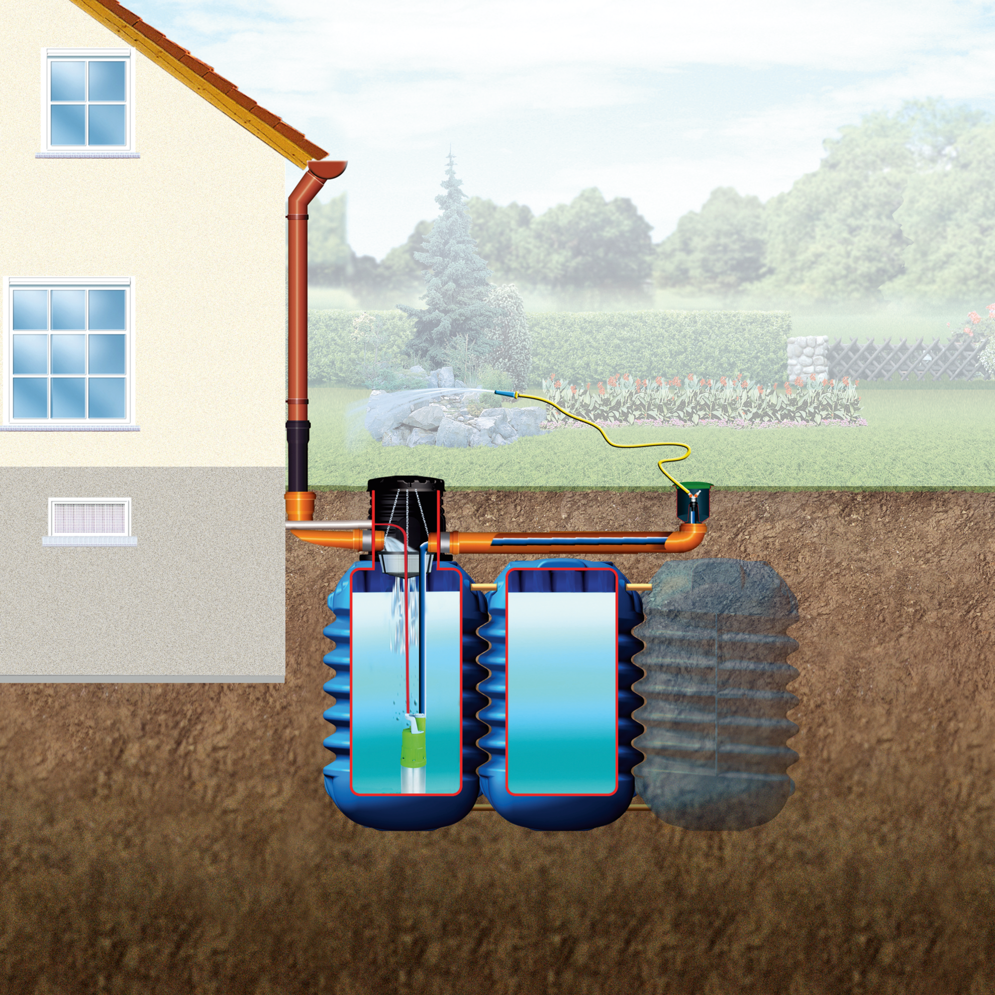 Zbiornik podziemny na deszczówkę - 3