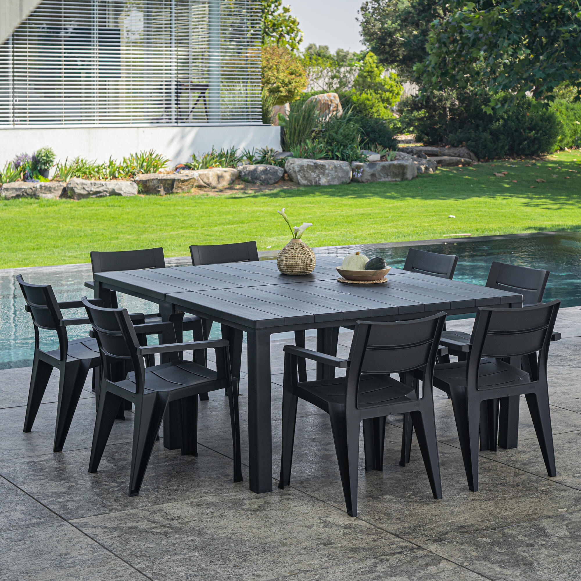 Stół do ogrodu rozkładany - 1