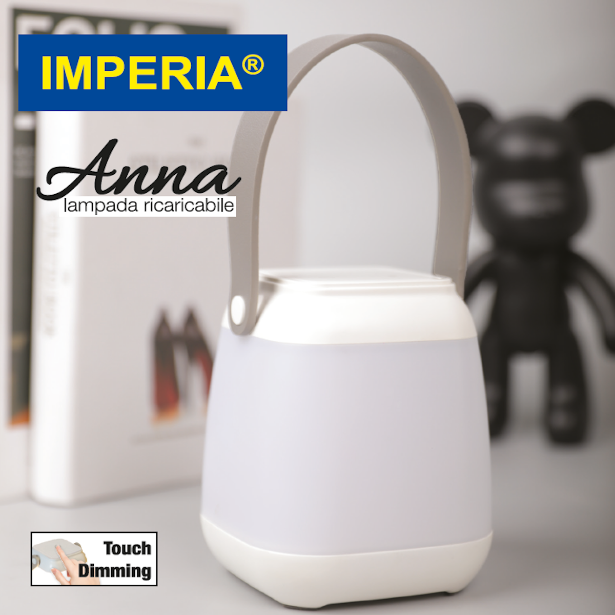 Lampada da esterno lanterna Anna H 13.2 cm, in abs , luce colore e intensità regolabile LED 5W 100LM - 2