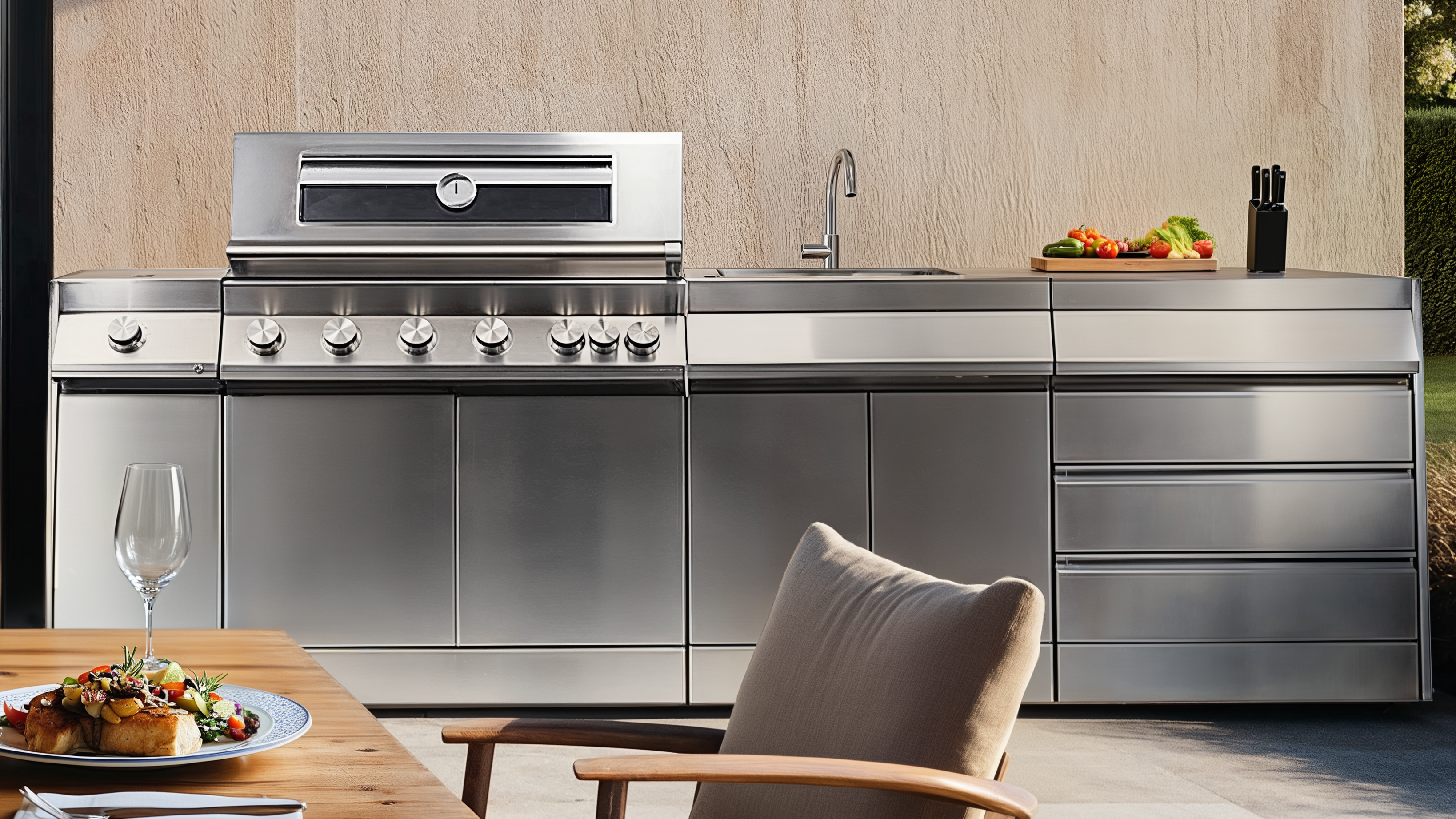 cocina de exterior