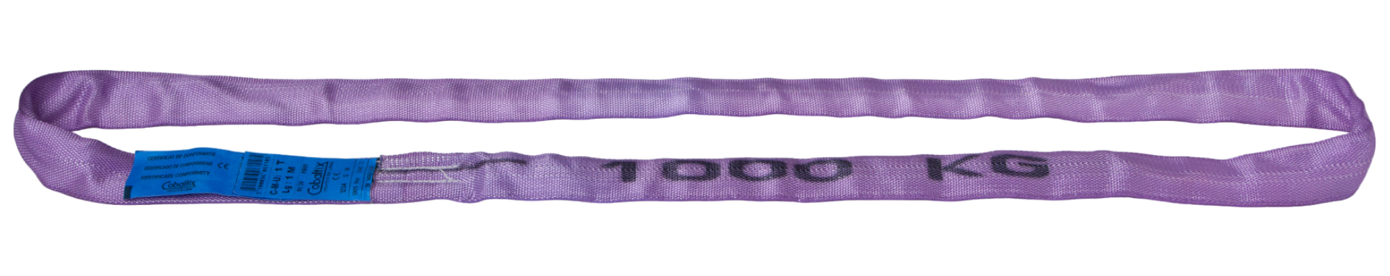 Elingue levage textile ronde 1 Tonnes violette 1 M - 3