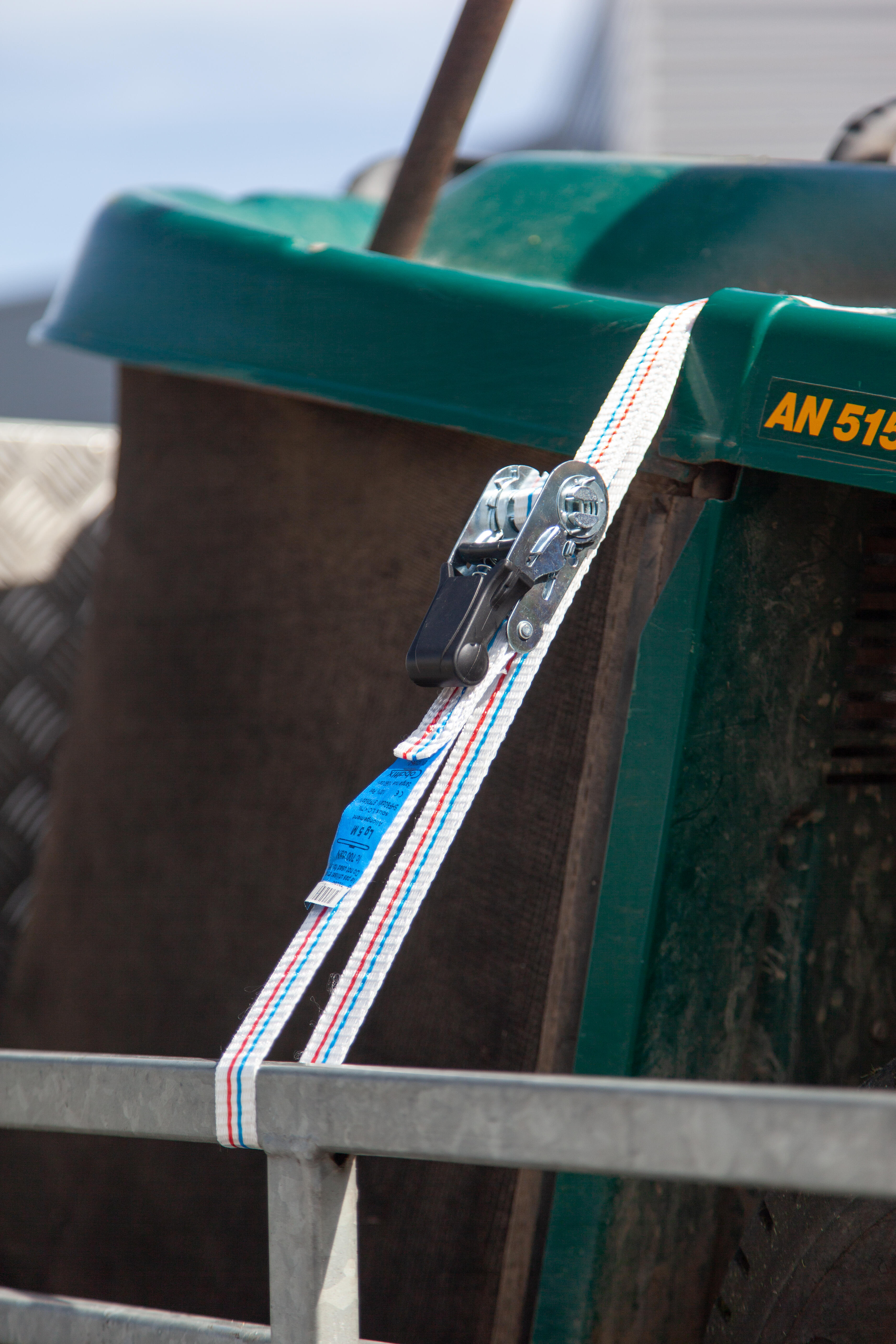 Sangle d'arrimage à cliquet Long. 5 m blanche - COBALTIX - 3