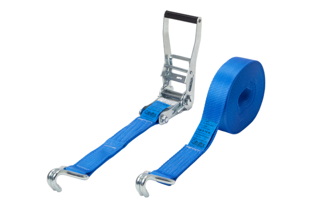 Sangle d'arrimage à cliquet Long. 9 m bleue - COBALTIX