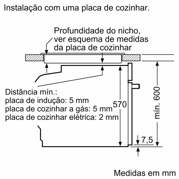 Forno multifunções 71L 59.4x54.8x59.5 cm preto Bosch HBA514S3 - 14