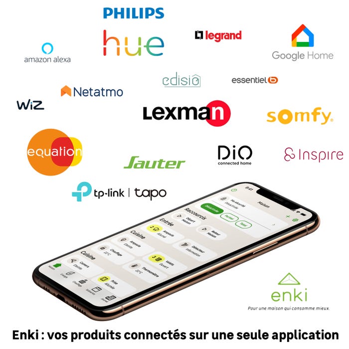 Enki : vos produits connectés sur une seule application