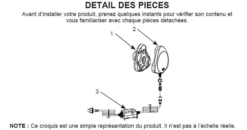 Spot LED de piscine INTEX multicouleur, 5 W - 9
