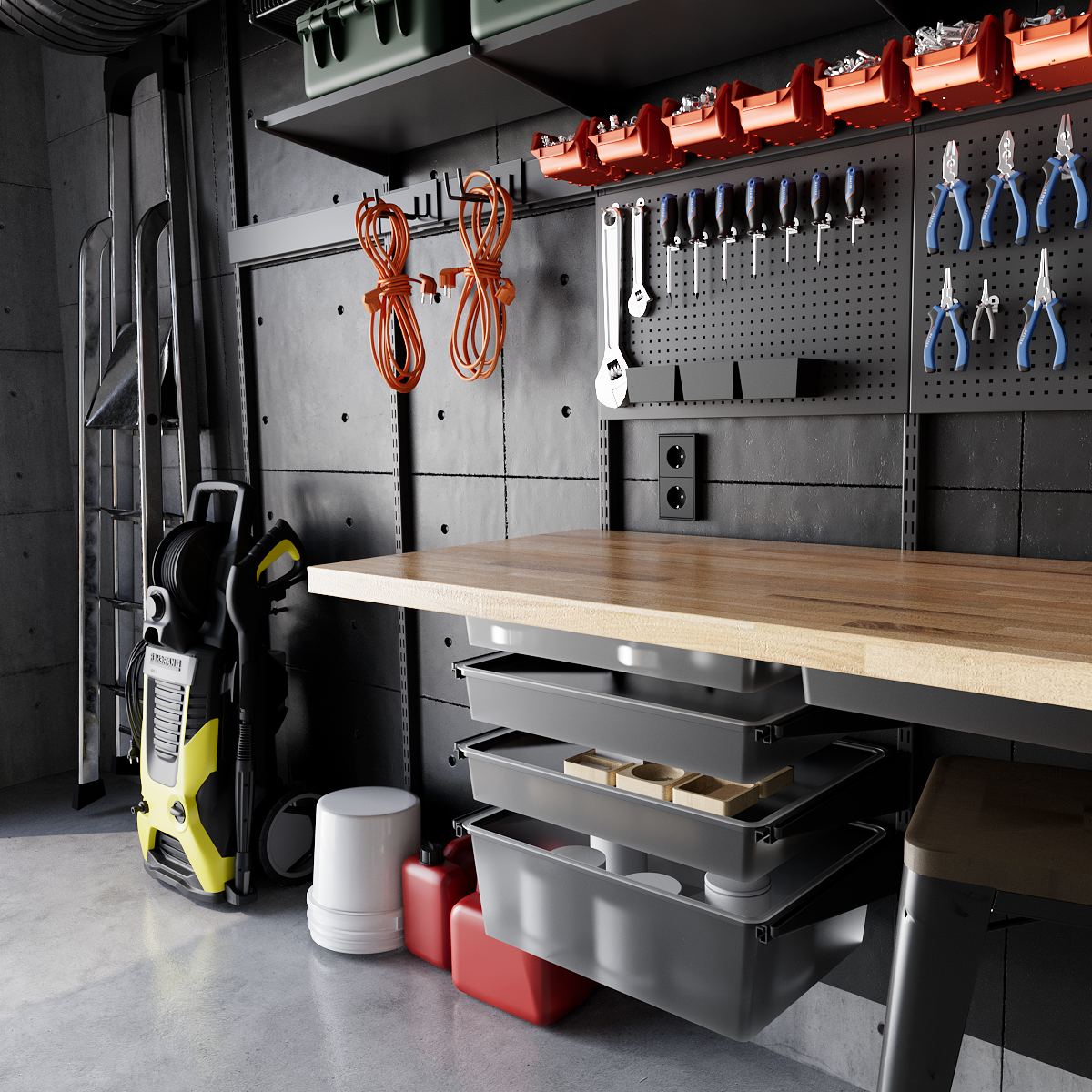 Stołek barowy hoker FX-DW-30-CZ czarny - 3