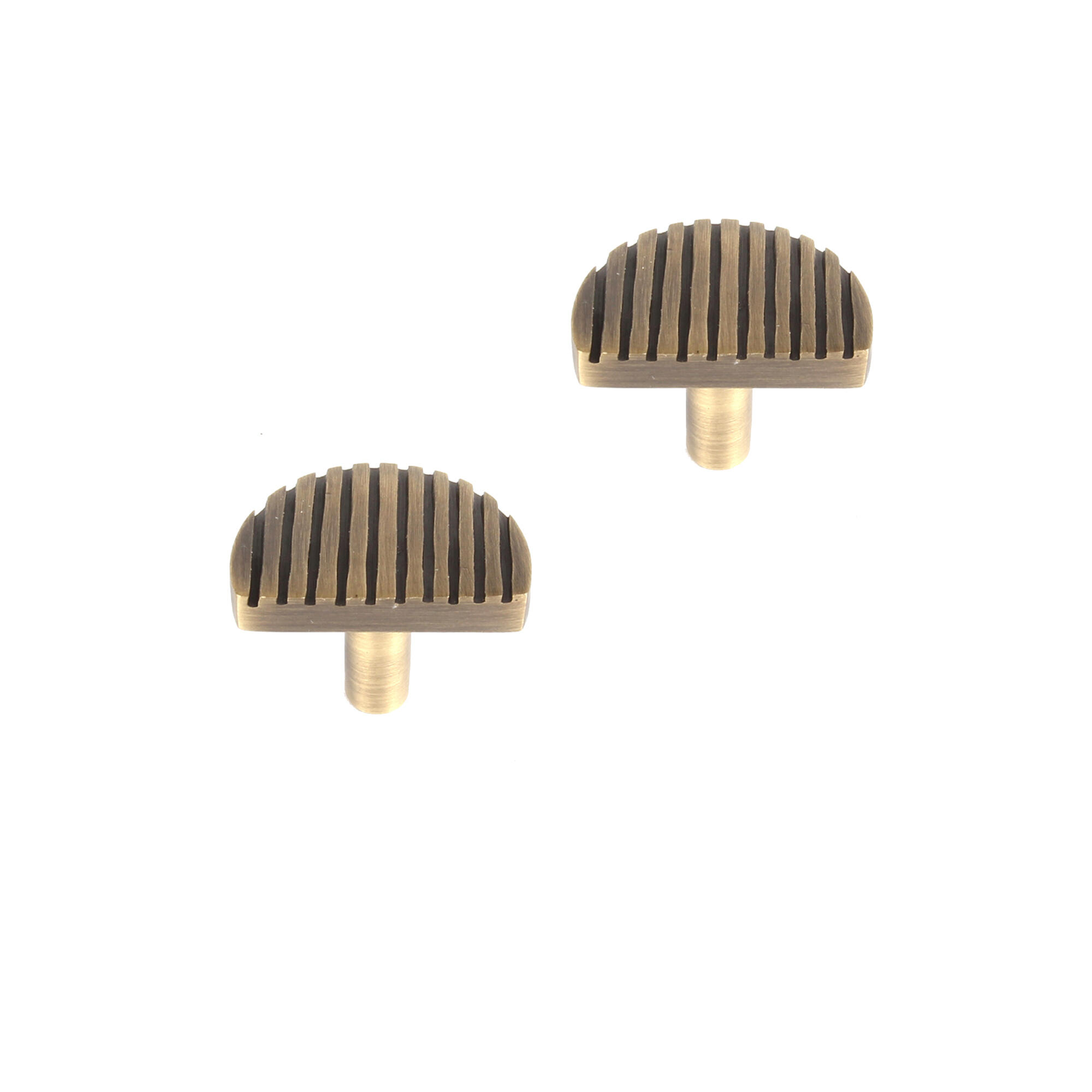 2 pomo de mueble rei acabado cuero viejo, medida 30 x 22 mm