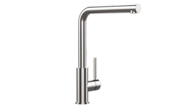 Grifo de cocina monomando caño alto extraíble TEKA UNI 9331 inox