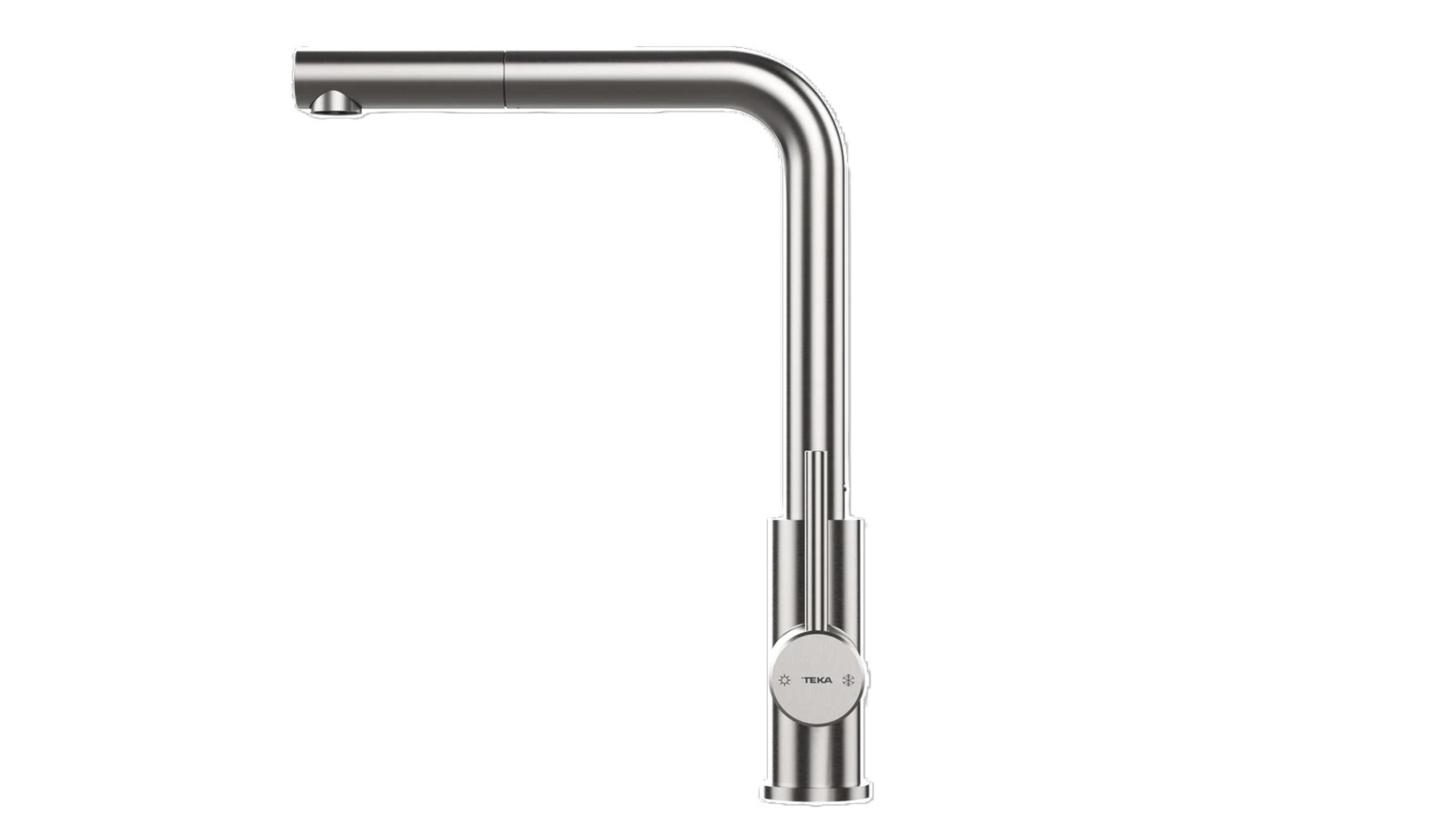 Grifo de cocina monomando caño alto TEKA UNI 9331 SS extraíble cromo mate - 8