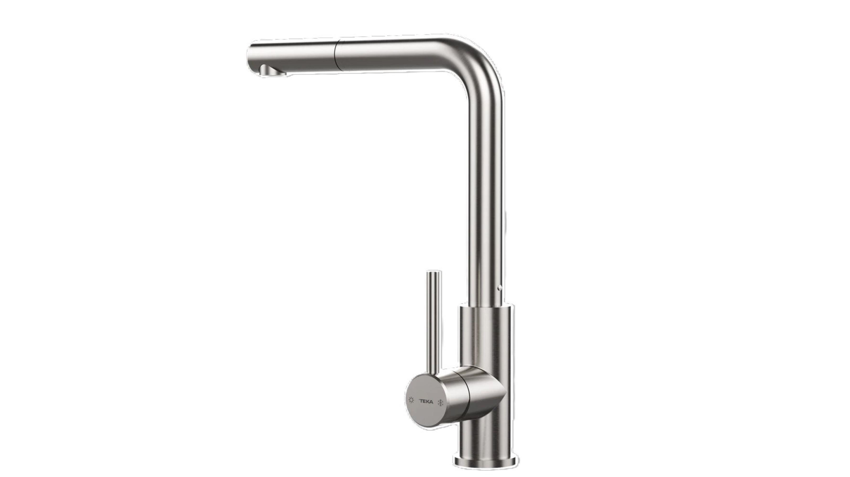 Grifo de cocina monomando caño alto TEKA UNI 9331 SS extraíble cromo mate - 9