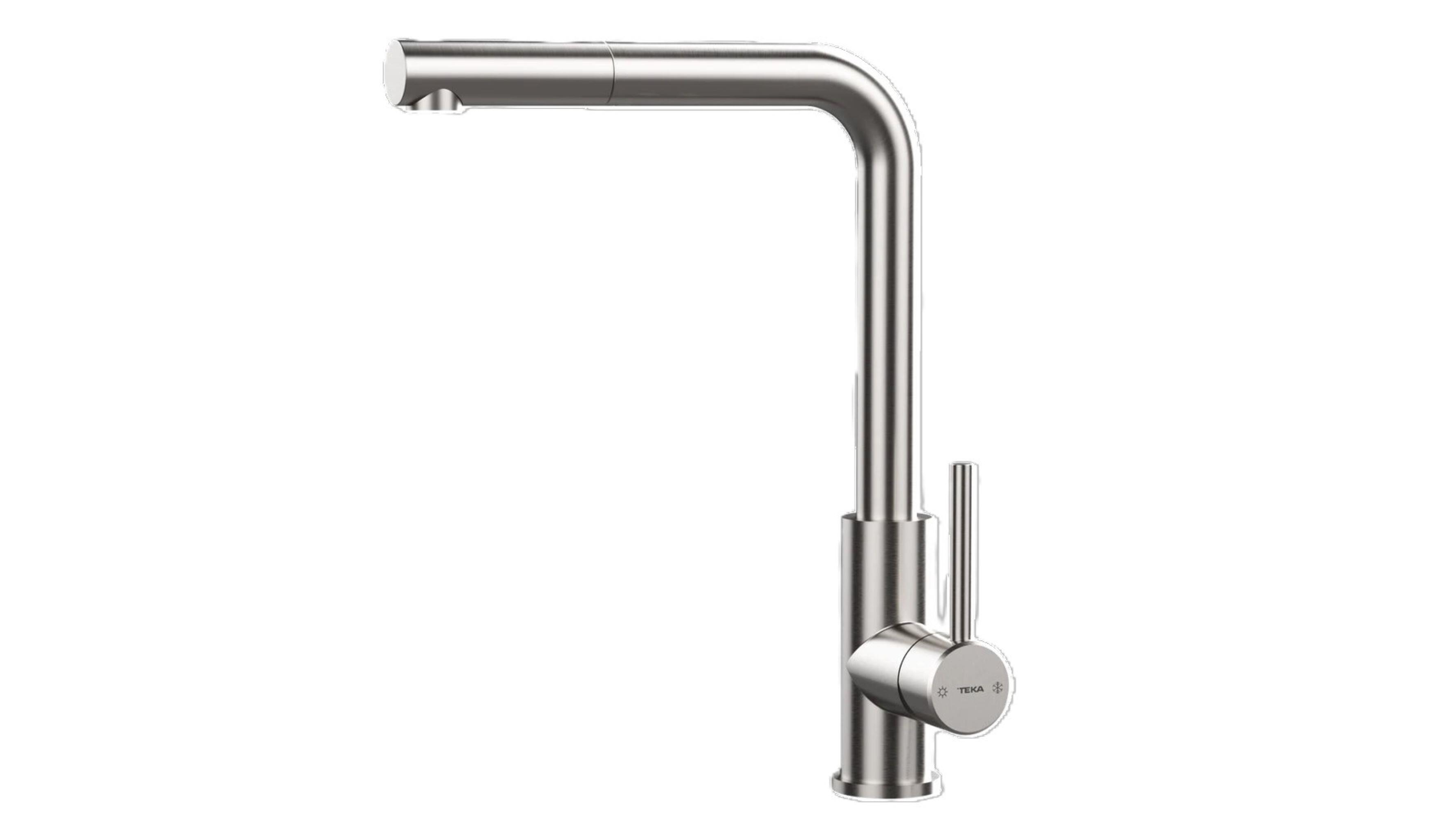 Grifo de cocina monomando caño alto TEKA UNI 9331 SS extraíble cromo mate - 7