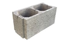 BLOQUE DE HORMIGÓN MACHIHEMBRADO 40X20X20 CM - 1