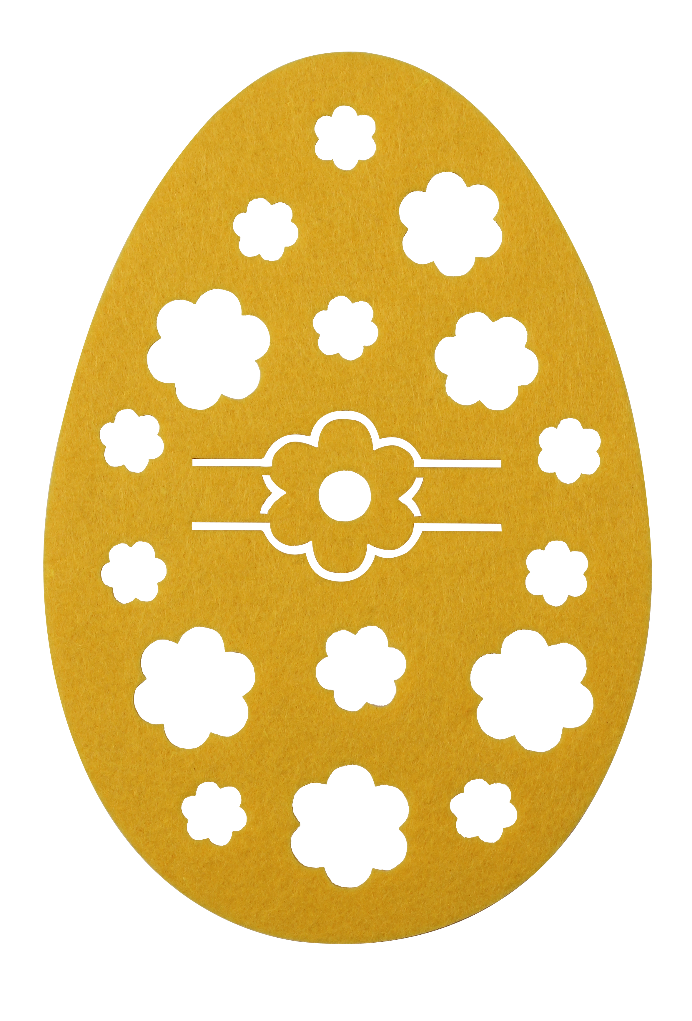 Podkładka pod sztućce Jajko żółta 15 x 21 cm - 2