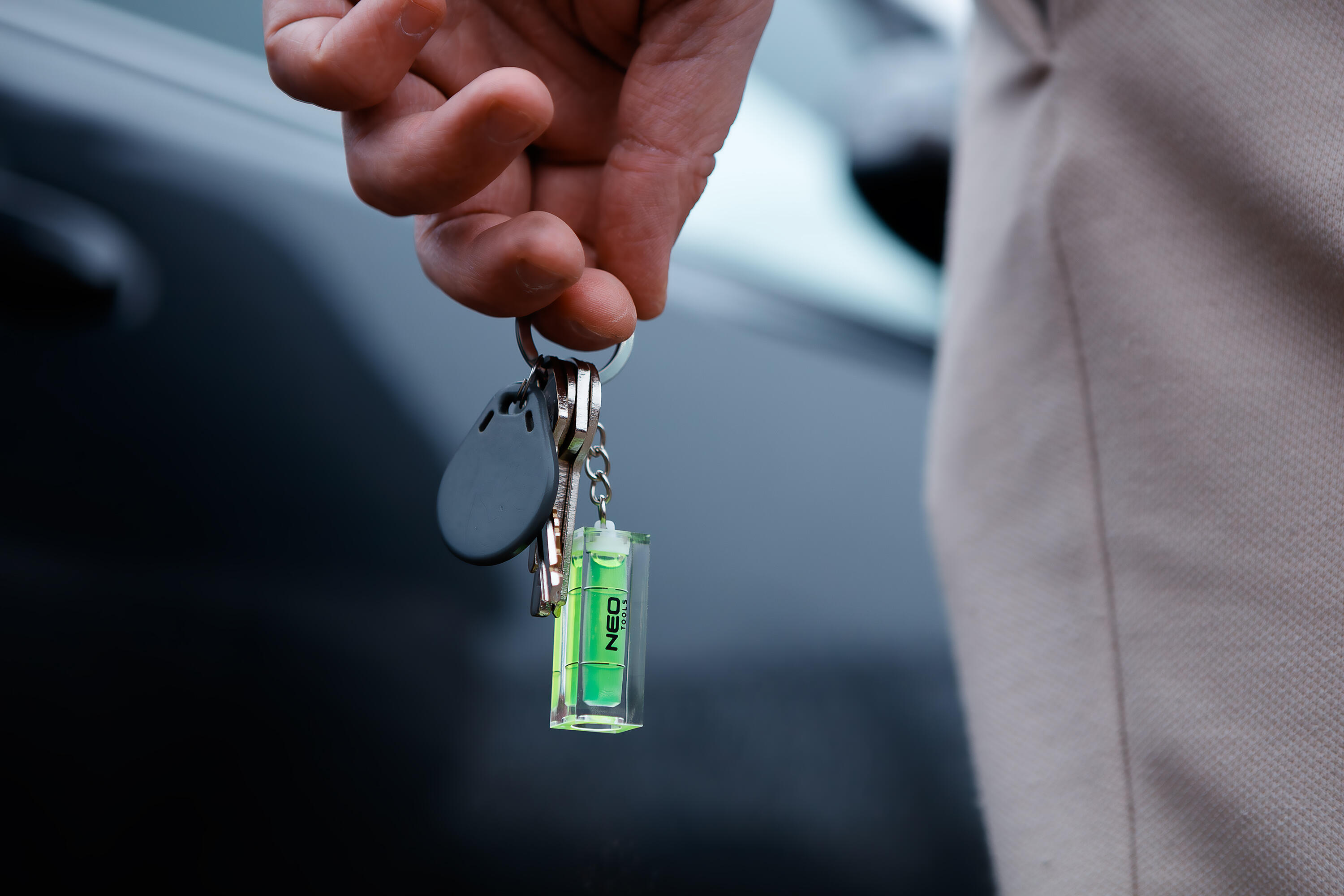 Poziomica z pęcherzykiem brelok mini NEO TOOLS - 5