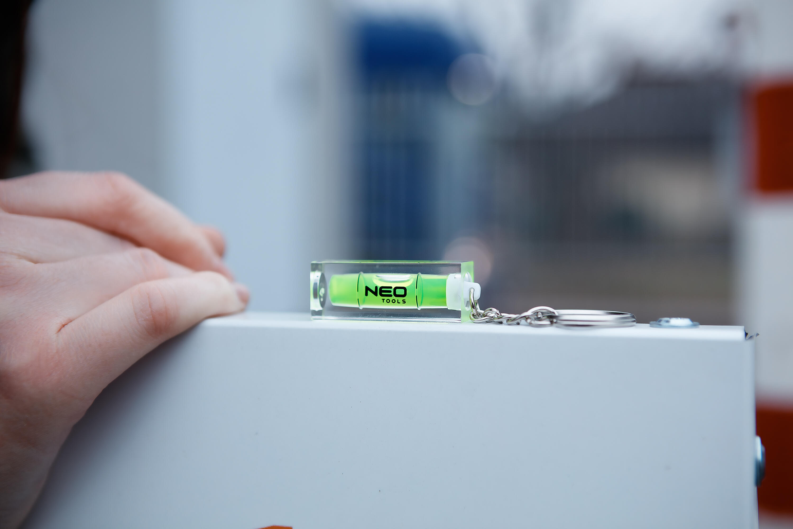 Poziomica z pęcherzykiem brelok mini NEO TOOLS - 4
