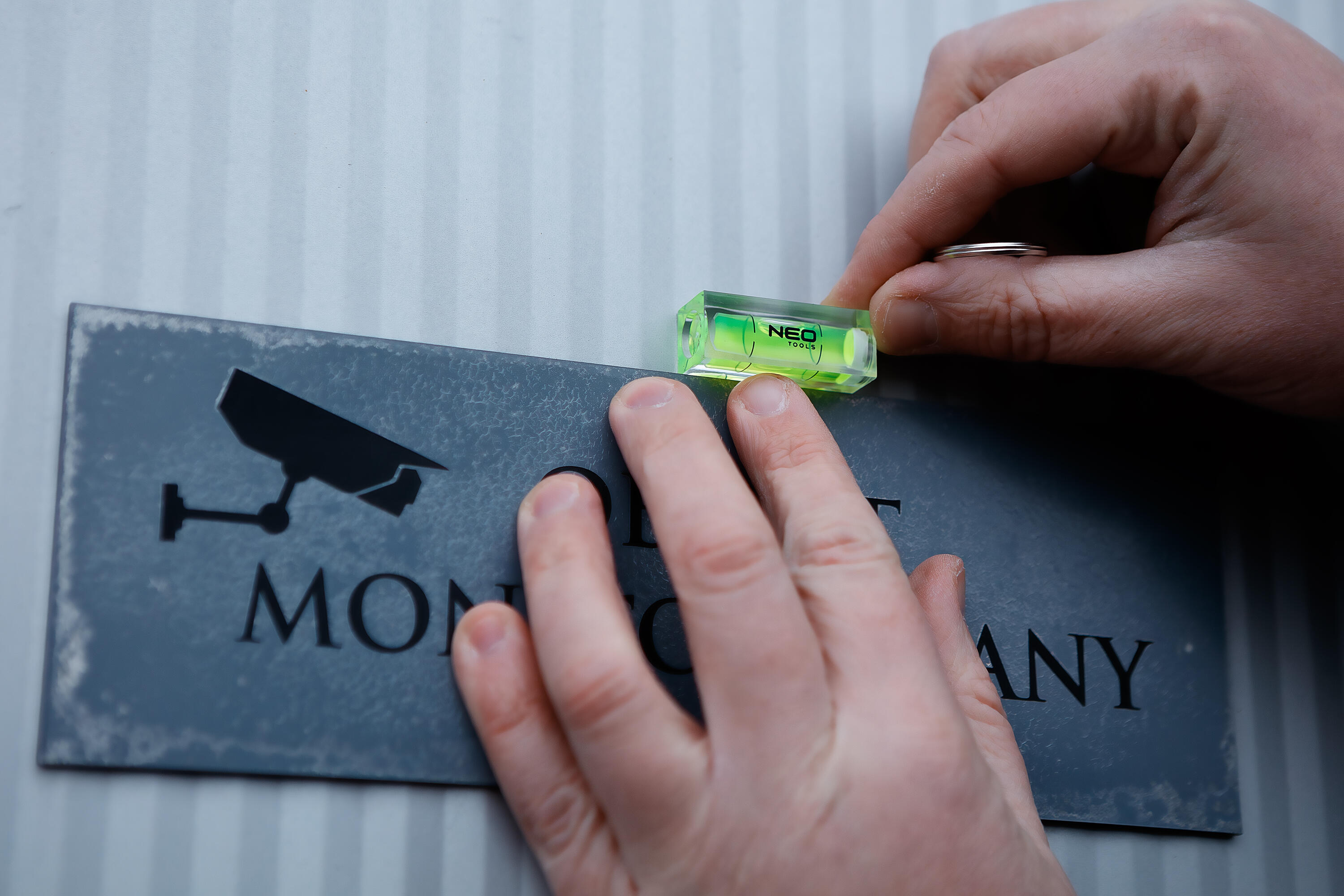 Poziomica z pęcherzykiem brelok mini NEO TOOLS - 3