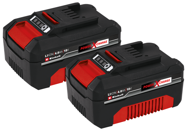 Zestaw dwóch akumulatorów litowych-jonowych 18V 4 AH Power X-Change EINHELL