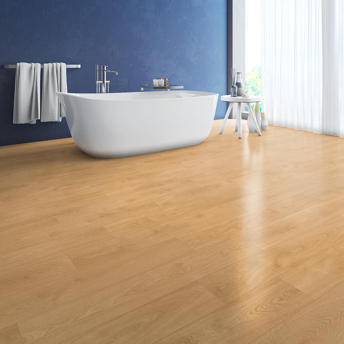 Pavimento SPC Nuva Lugha miele Sp 4.6 mm ARTENS con sottopavimento integrato 2.455 m² - 5