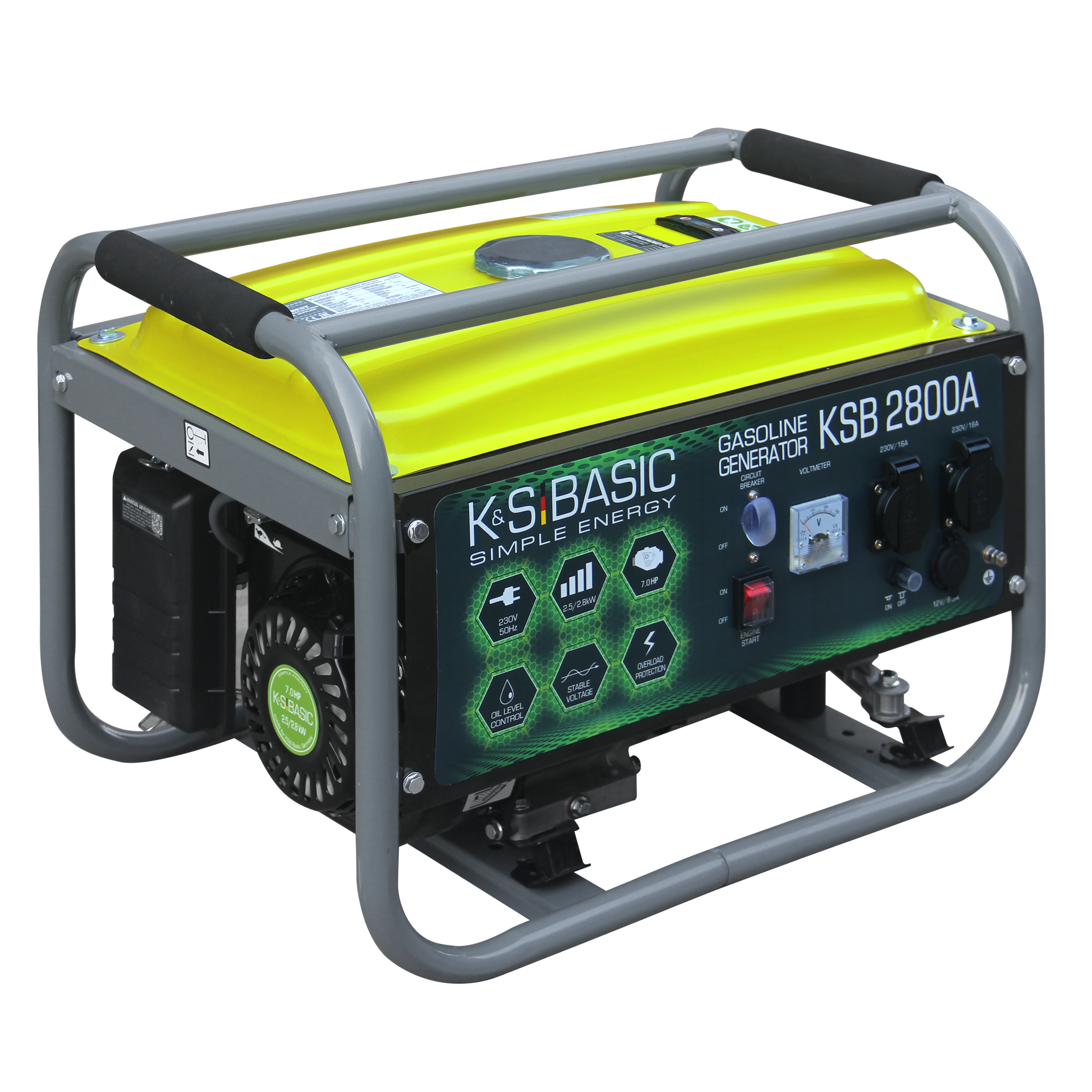 Agregat prądotwórczy KSB 2800A+ 230V 2,8 KW - Leroy Merlin