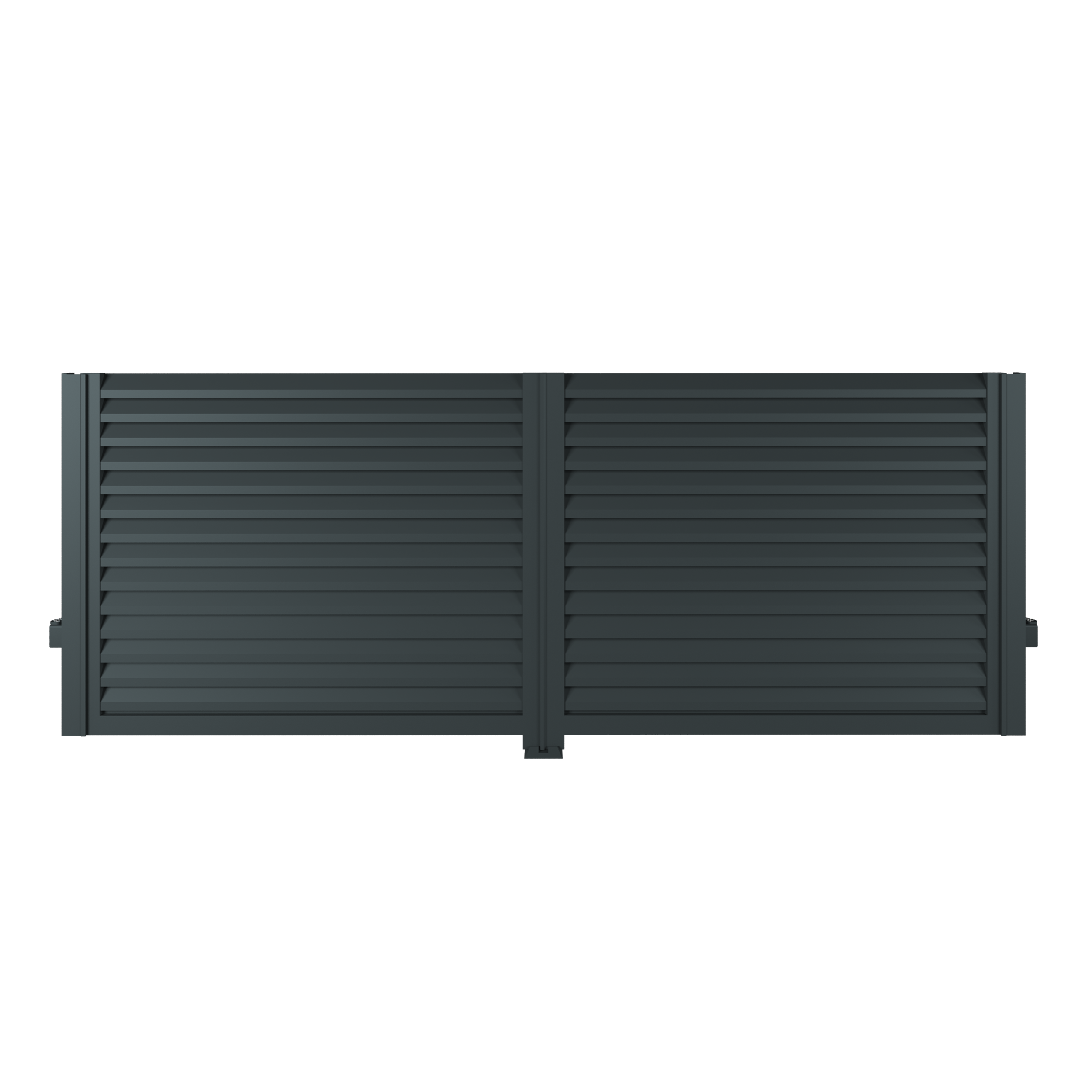 Brama dwuskrzydłowa AW.10.202 4x1,5 m antracytowa automat Wiśniowski