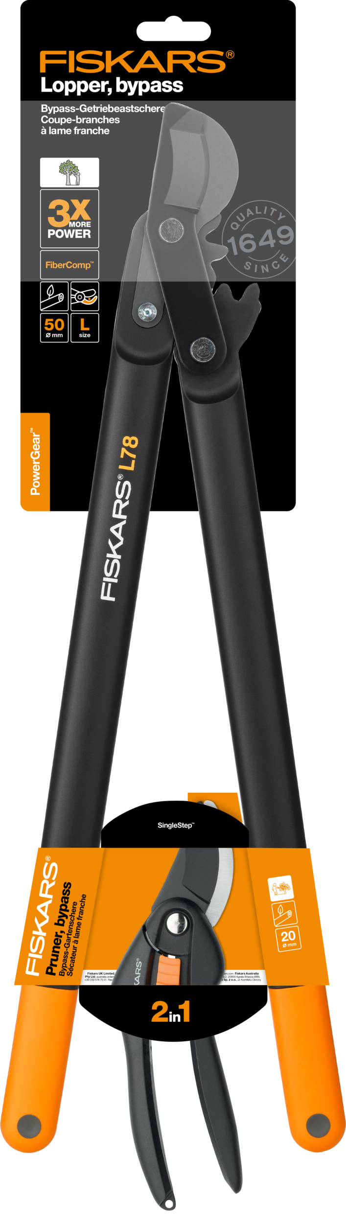Sekator nożycowy do gałęzi sekator zestaw L78 Fiskars - 6