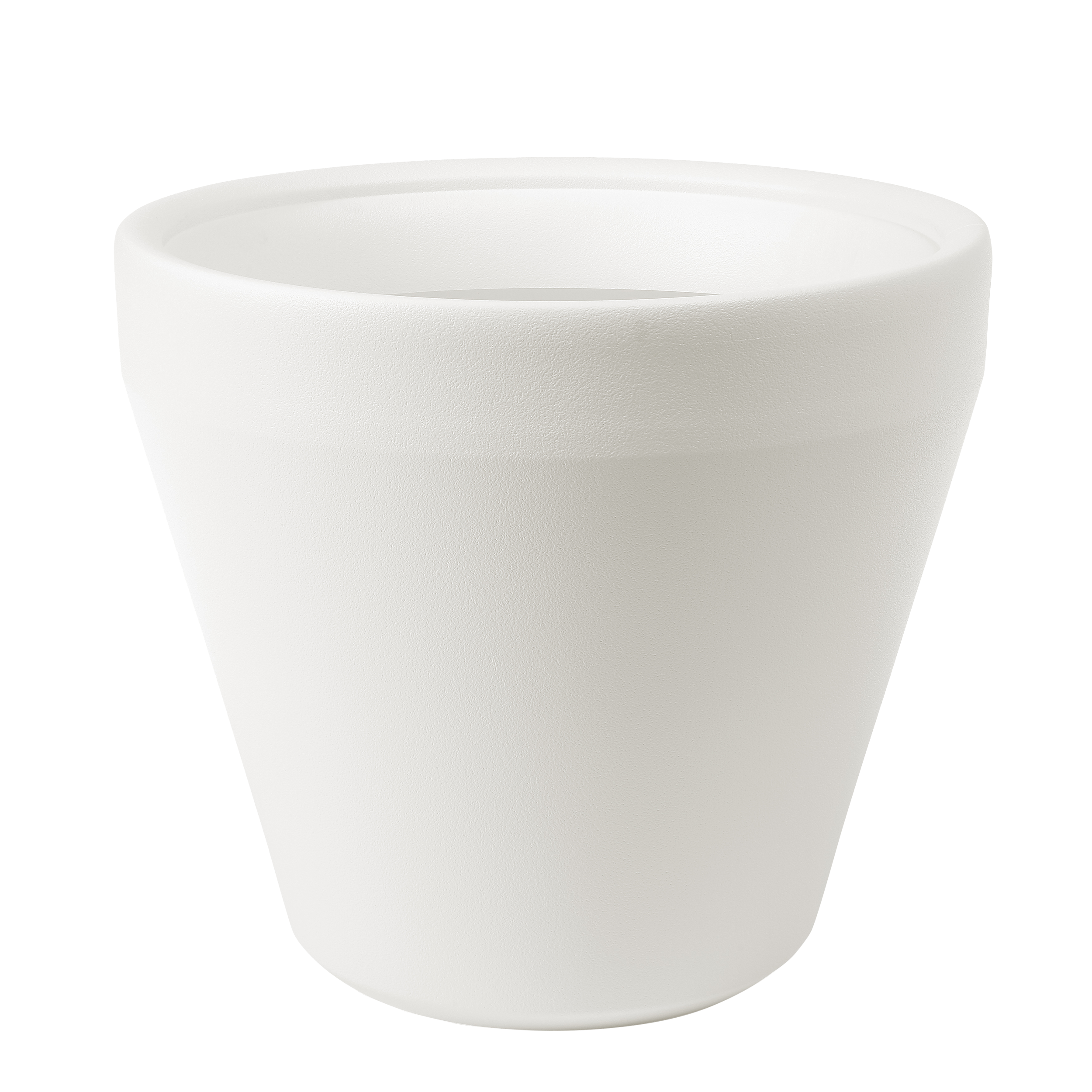 Doniczka plastikowa Lima śr.55 cm biała Lamela