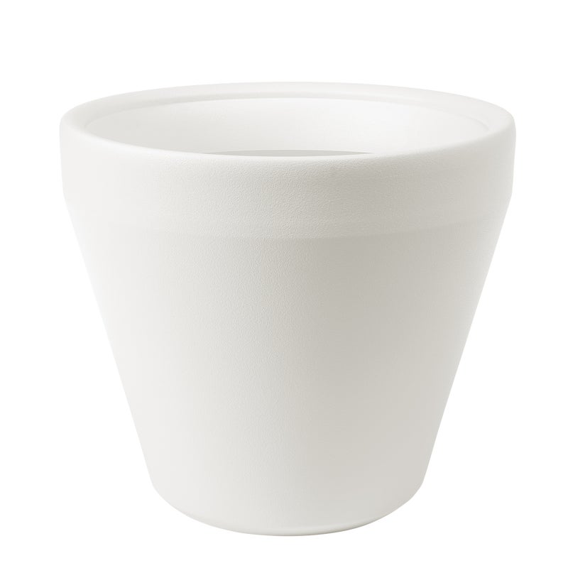 Doniczka plastikowa Lima śr.55 cm biała Lamela