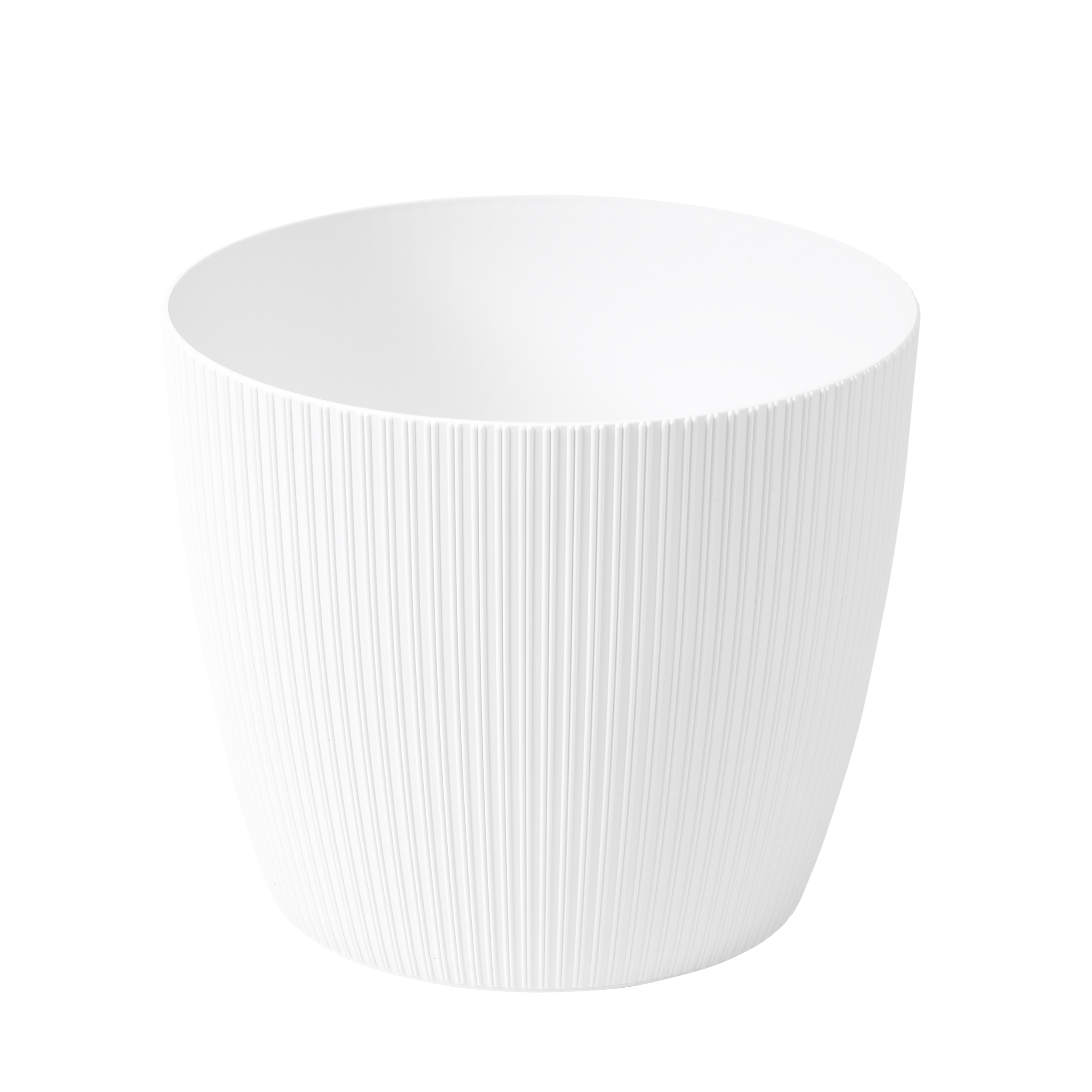 Osłonka doniczki Magnolia 18.4cm biała Lamela