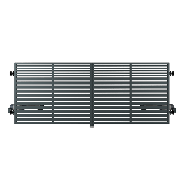 Brama dwuskrzydłowa AW.10.106 4x1,5 m antracytowa automat Wiśniowski