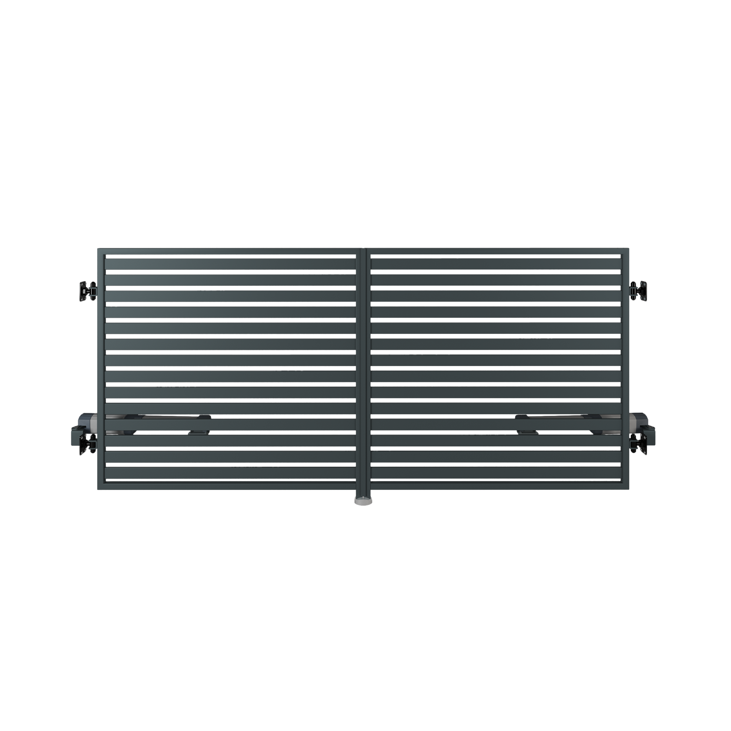 Brama dwuskrzydłowa AW.10.104 3,5x1,5 m antracytowa automat Wiśniowski