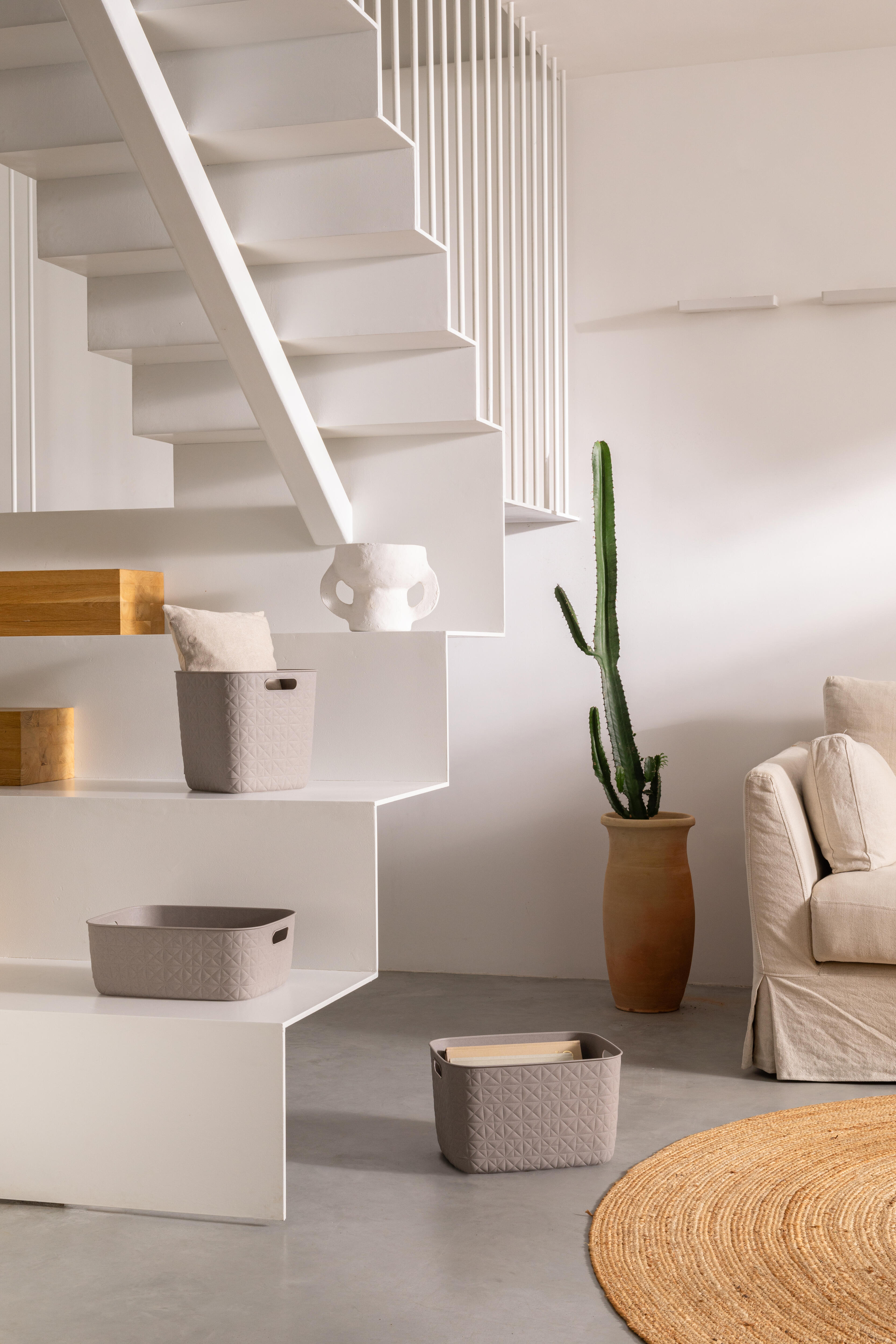 Cesto 12,5 lt 37,9x29,2x14,3 cm cinzento Softex - 2