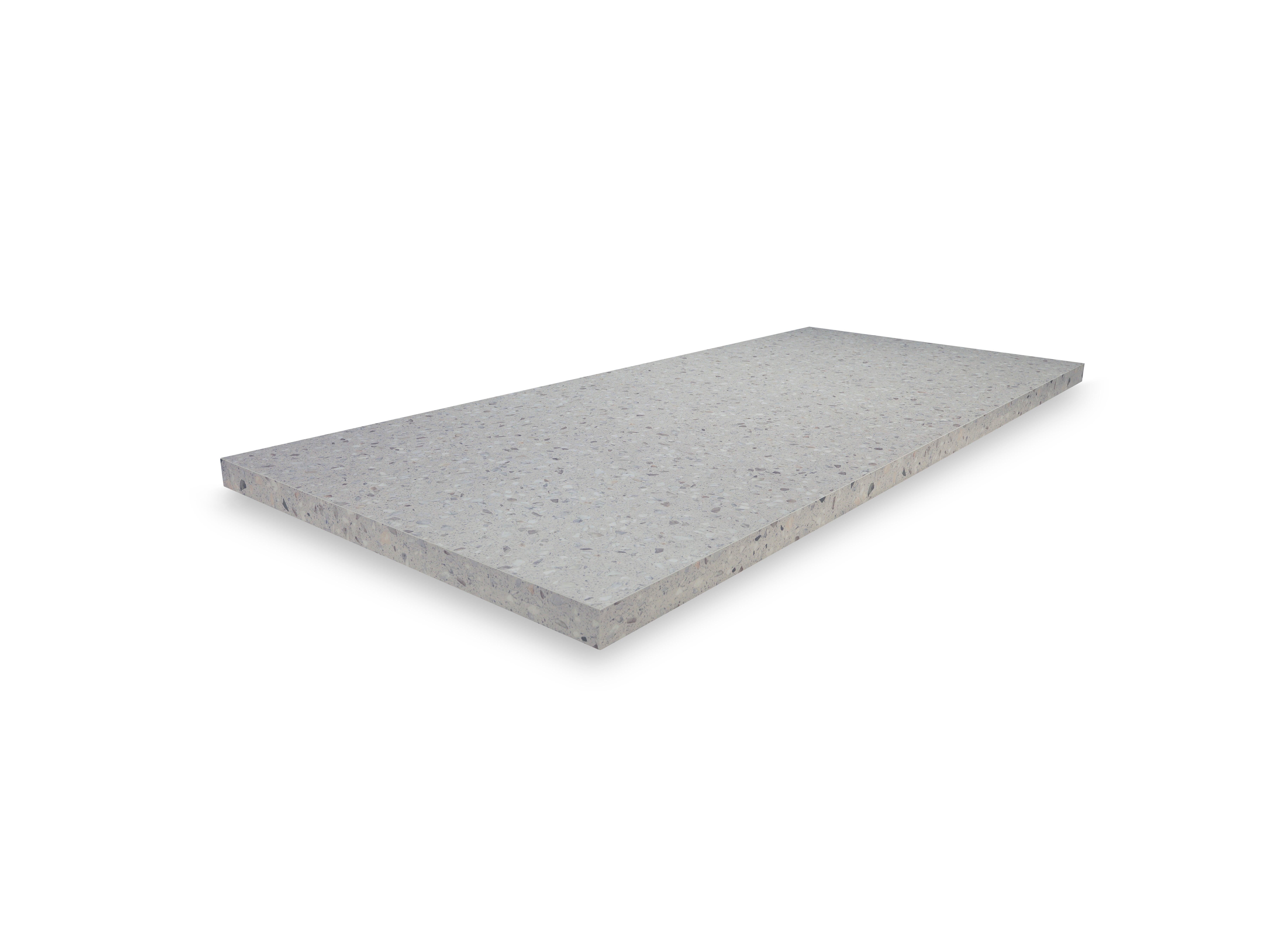 Plan de travail stratifié Terrazzo Granito L.315 x P.65 cm, Ep.38 mm - 8