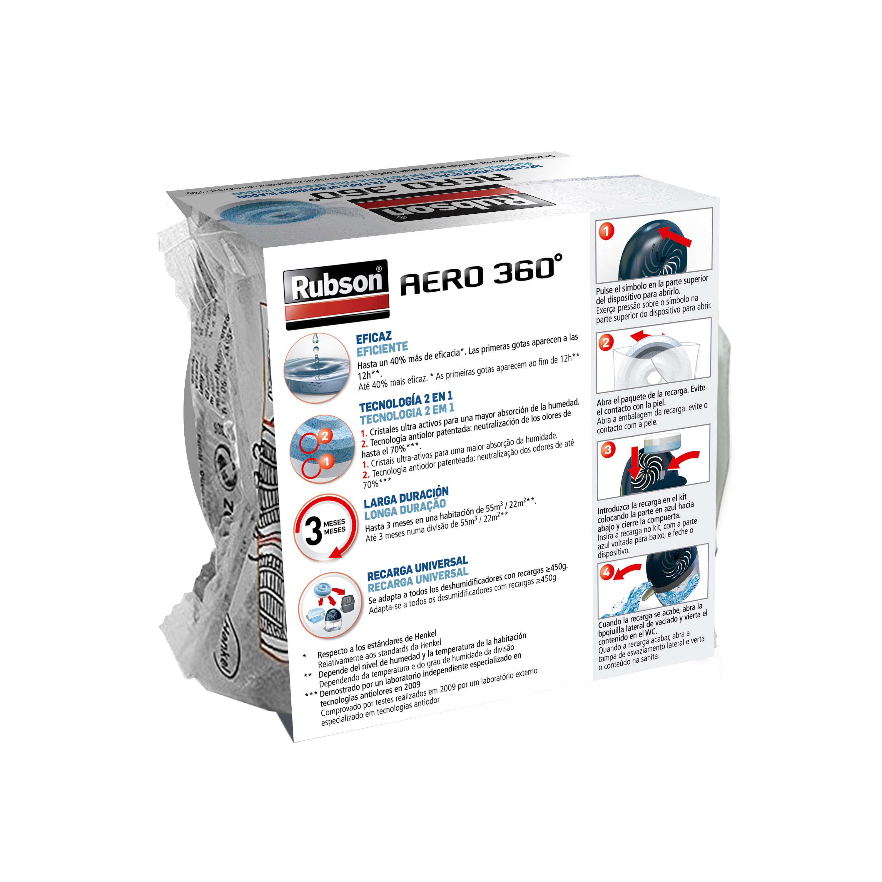 Recarga anti-humidade RUBSON AERO360 - 14