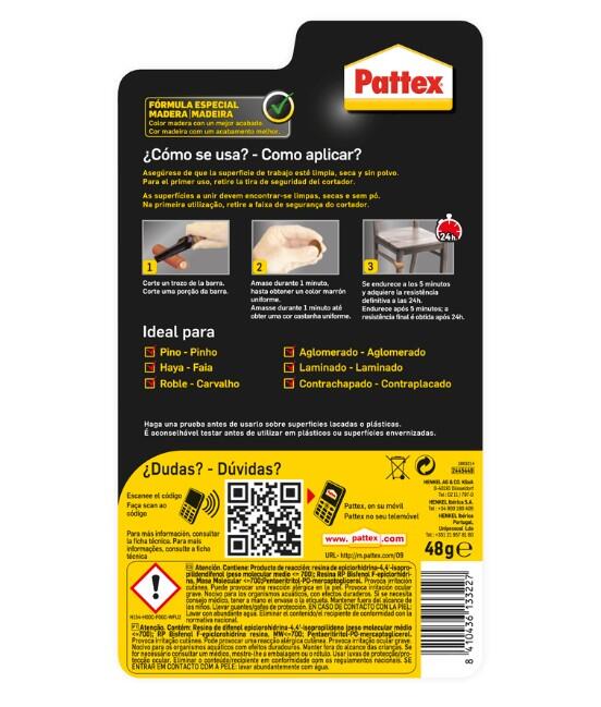 Barra reparadora TUDO PATTEX MADEIRA 48G - 17