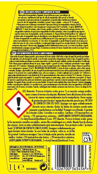 Removedor de papel de parede 1L UHU - 5