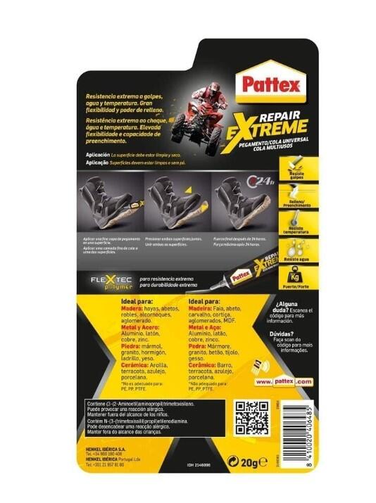 Cola universal REPAIR EXTREME PATTEX 20G - 12