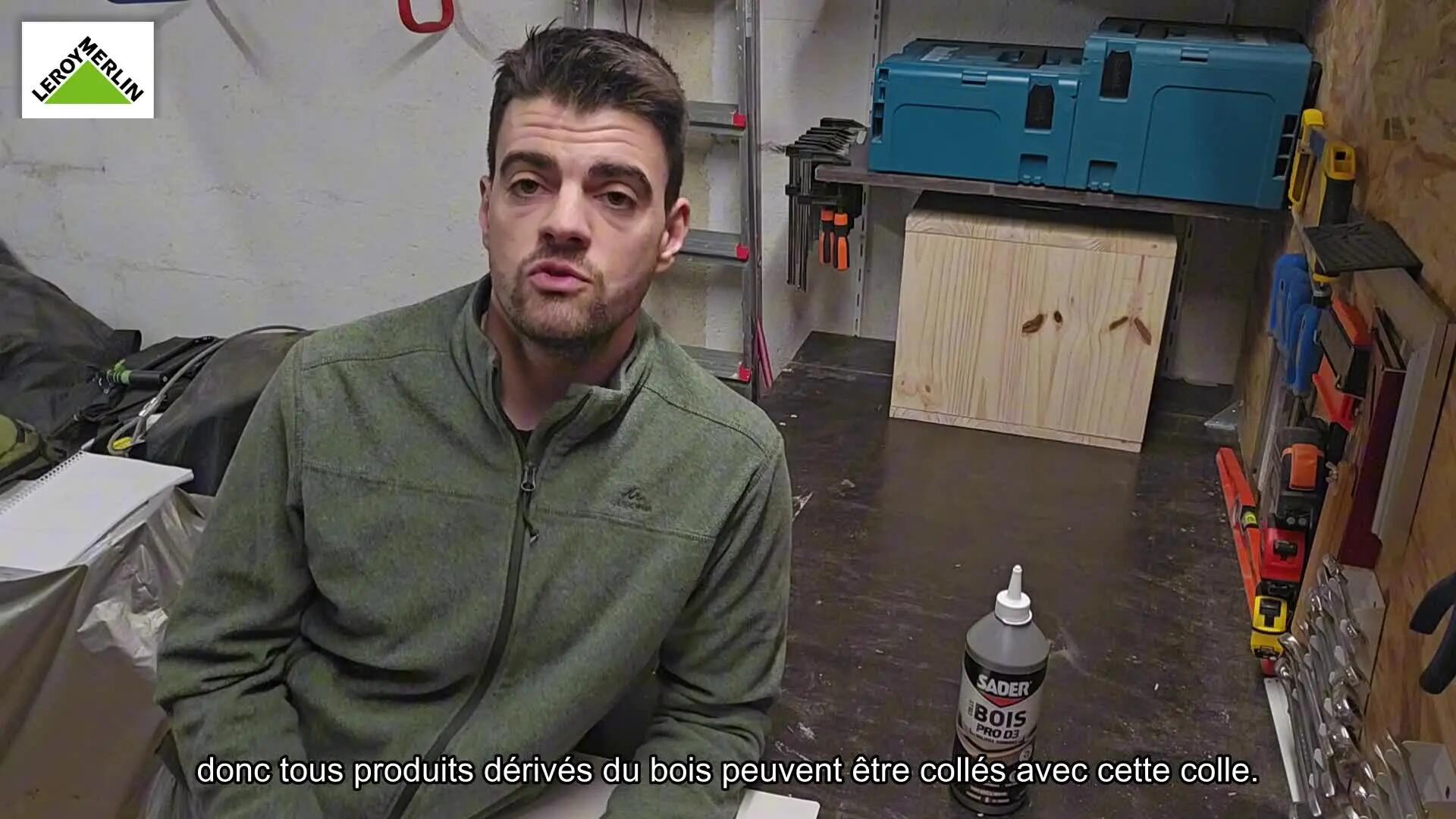 Colle d'assemblage liquide SADER Bois pro d3 transparent, 750g - 7