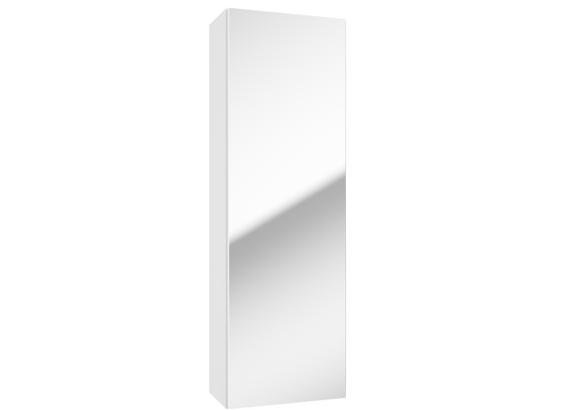 Szafka łazienkowa wisząca z lustrem 40x20x120 cm Duo biała połysk Defra