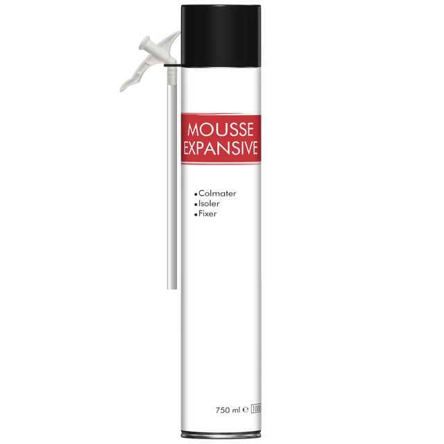 Mousse expansive Multi-usages jaune 750ml