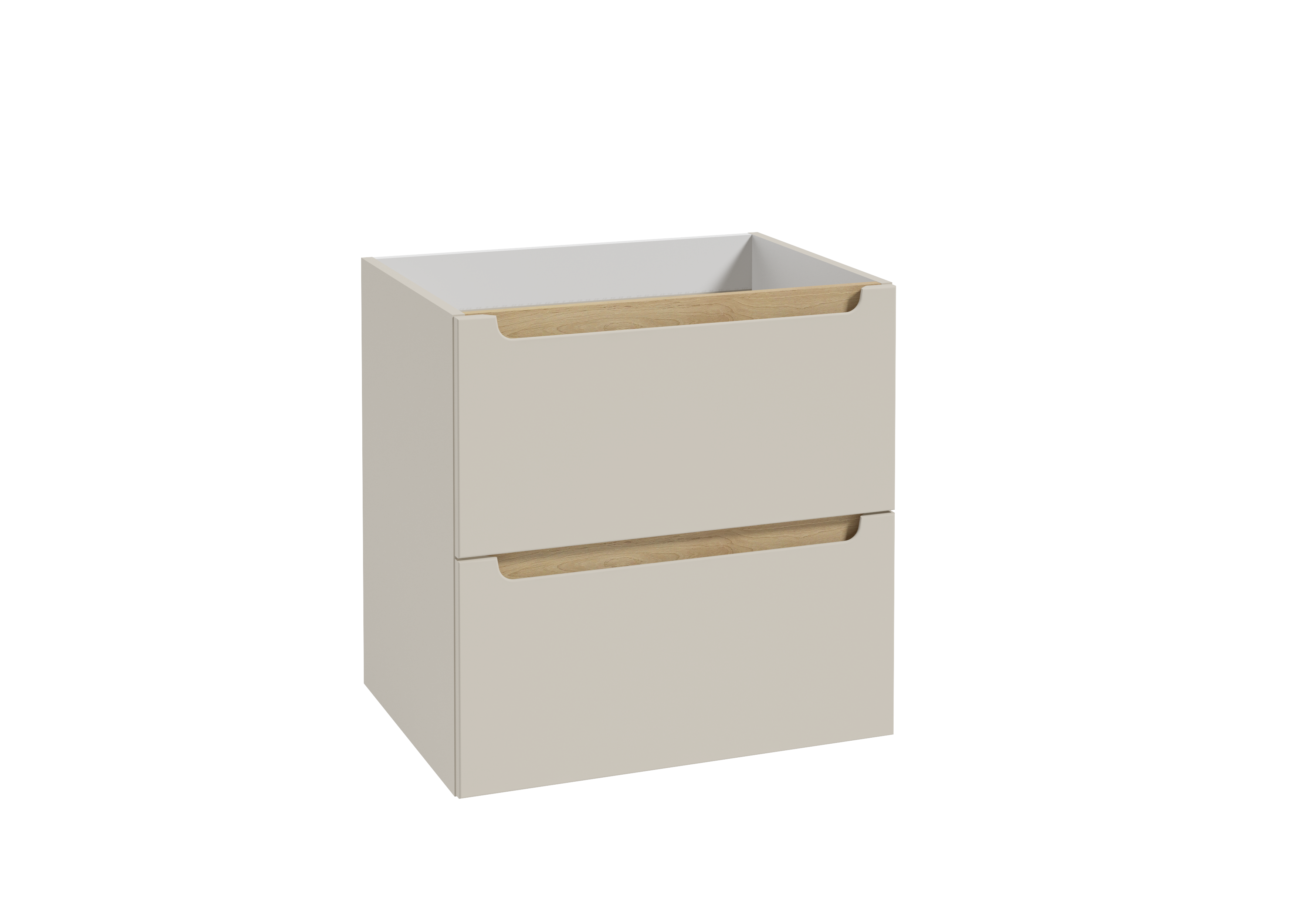 Szafka pod umywalkę wisząca 60x45.1x60 cm Stilla kaszmirowa mat Defra