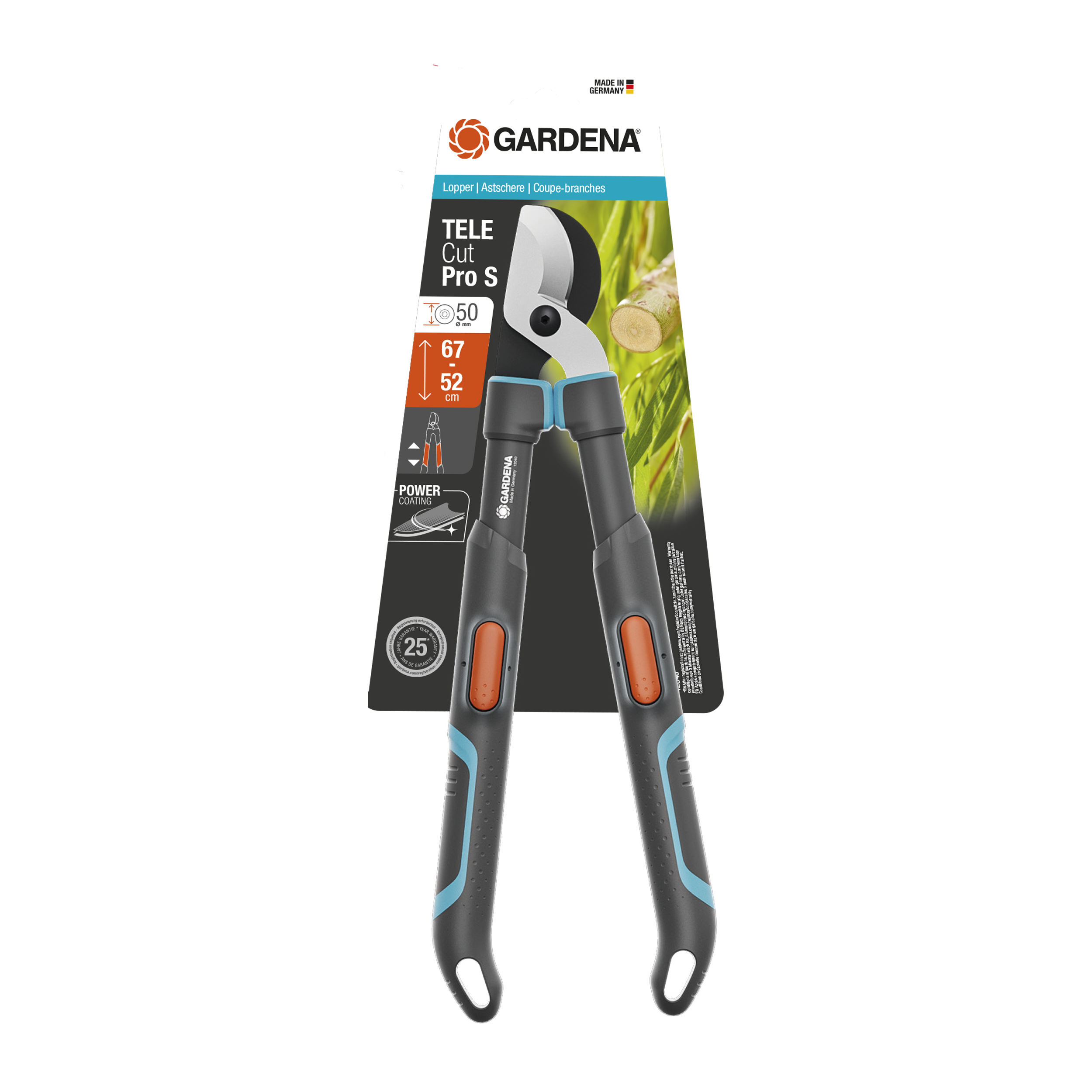 Sekator nożycowy teleskopowy do gałęzi 57 cm Telecut Pro S 12040-20 Gardena - 2