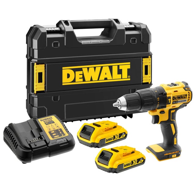 Perceuse à percussion 18 V DEWALT Dcd778d2t-qw, 65 Nm + 2 batteries 2Ah