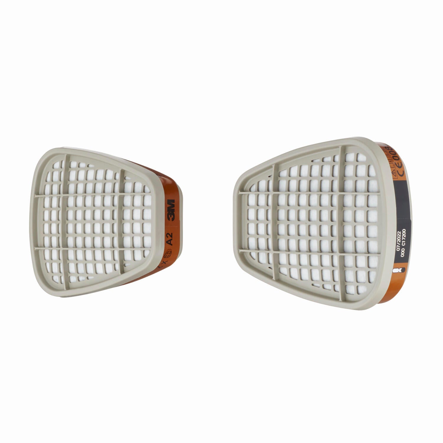 1 Paire de filtres de protection respiratoire A2 pour demi masque - 2