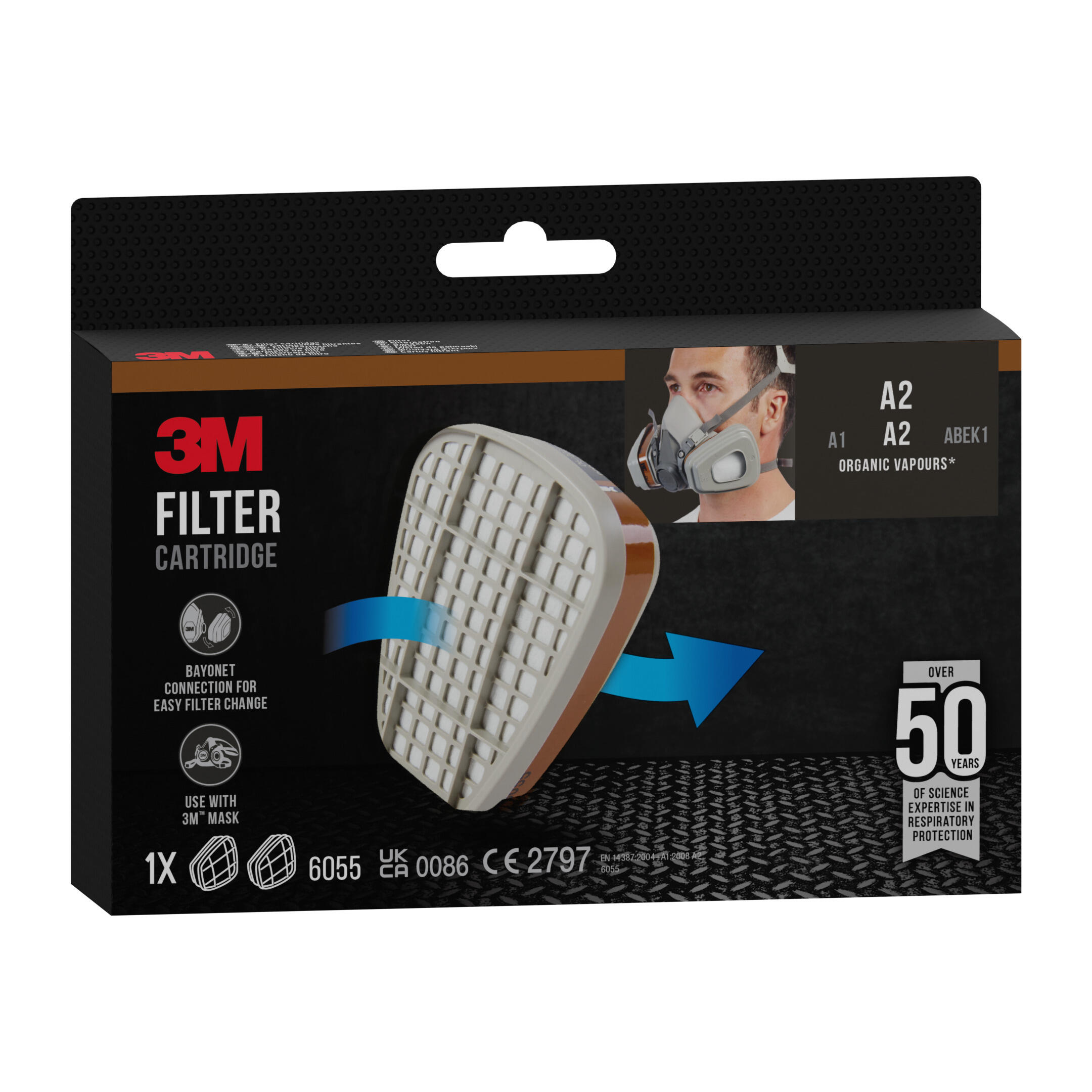 Filtro de gás 3M A2 - 7