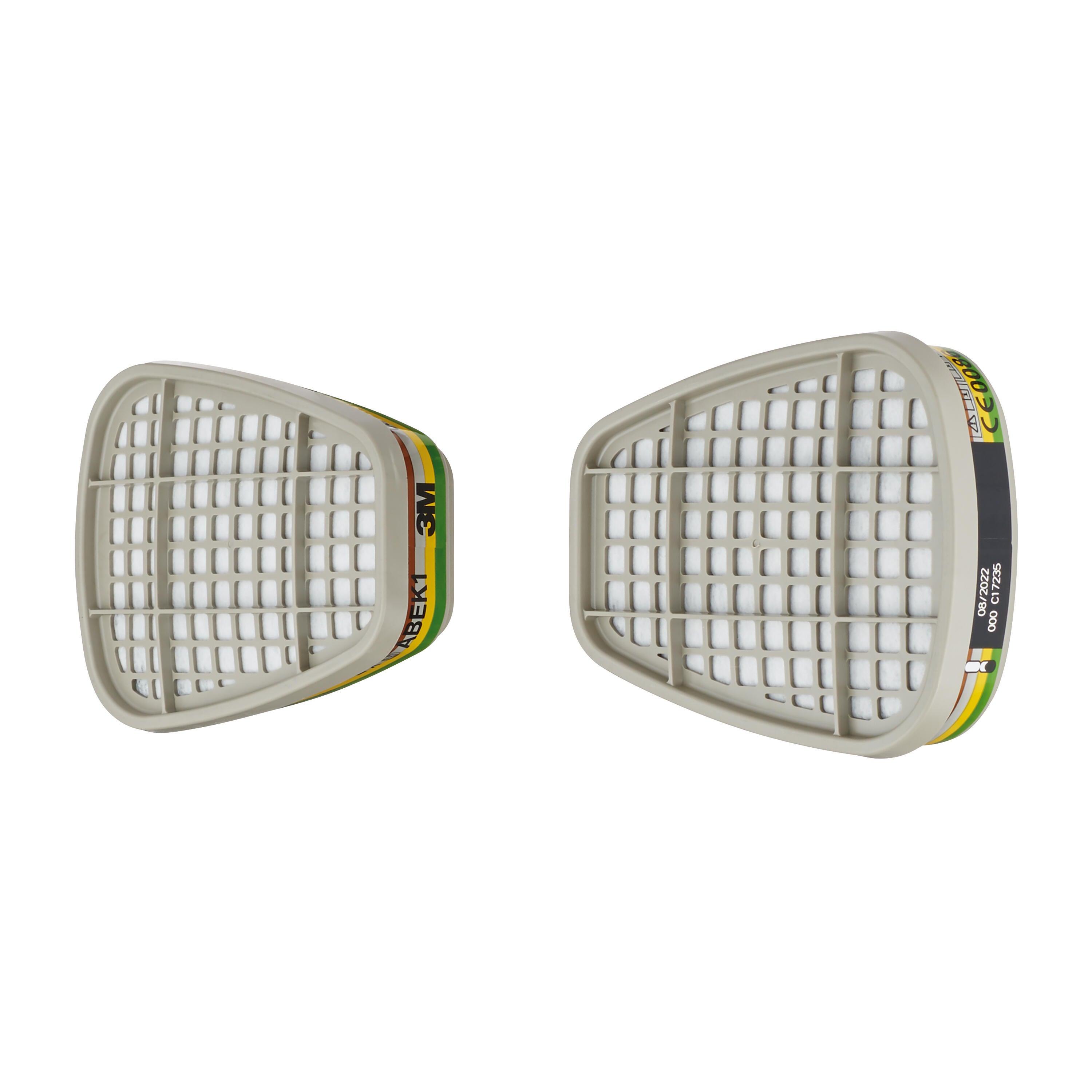 1 paire de filtres pour demi masque ABEK1 P3, 3M - 2