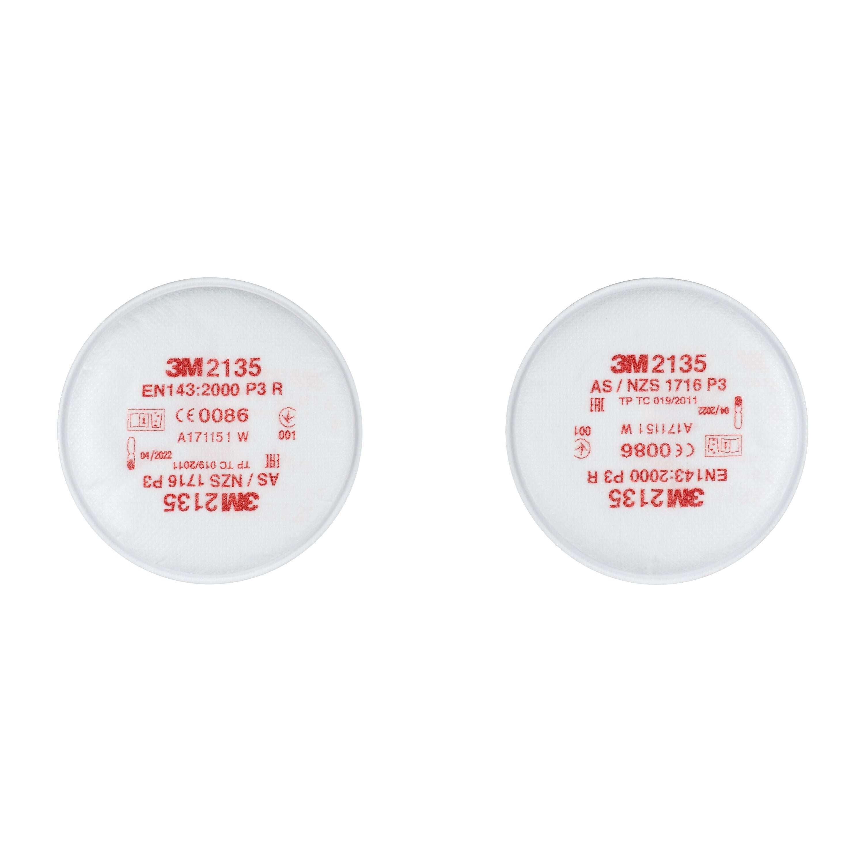 Lot de 1 paire de filtres antipoussière P3 3M - 2