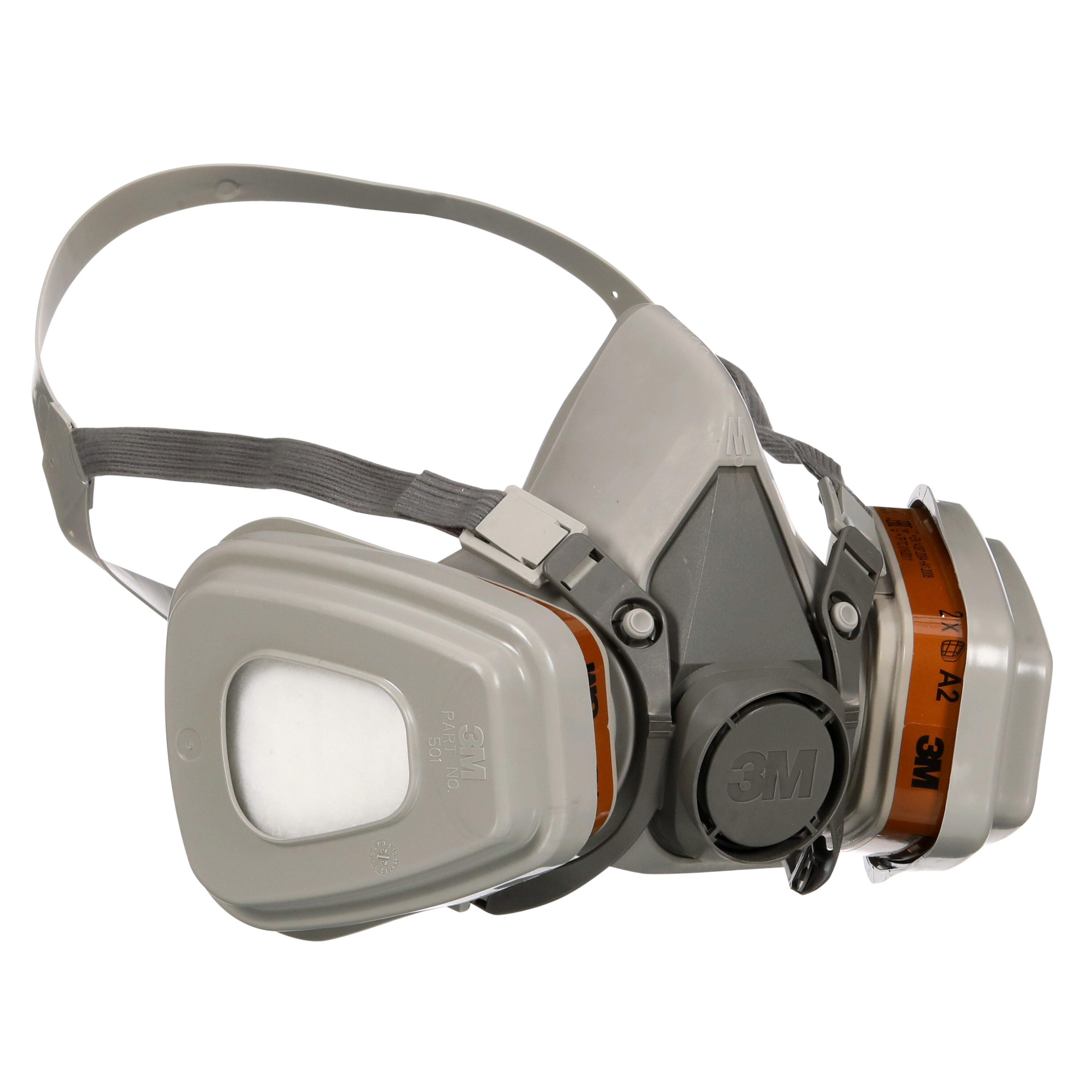 Masque avec cartouches filtrantes contre les particules de peinture A2P2 3M - 4