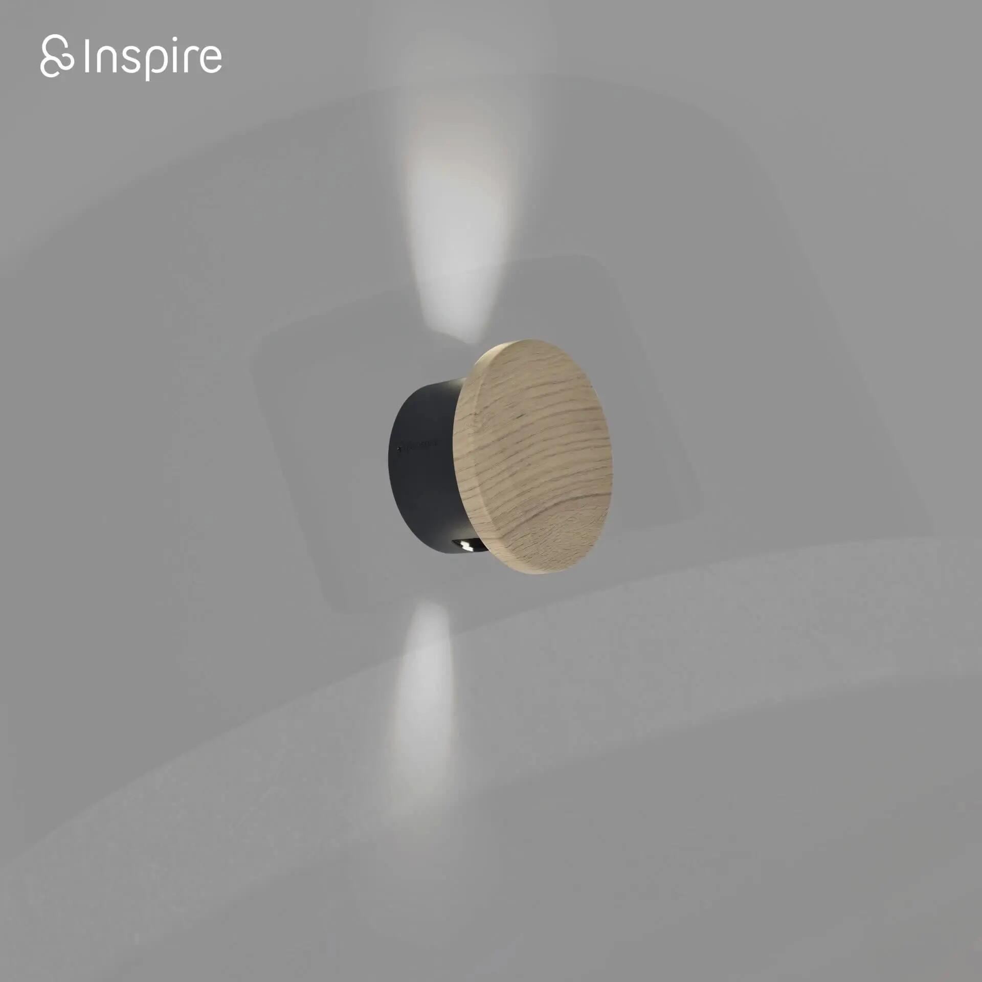 Applique extérieure LED jeux de lumière, 1600 lm blanc neutre Valoa noir INSPIRE - 12