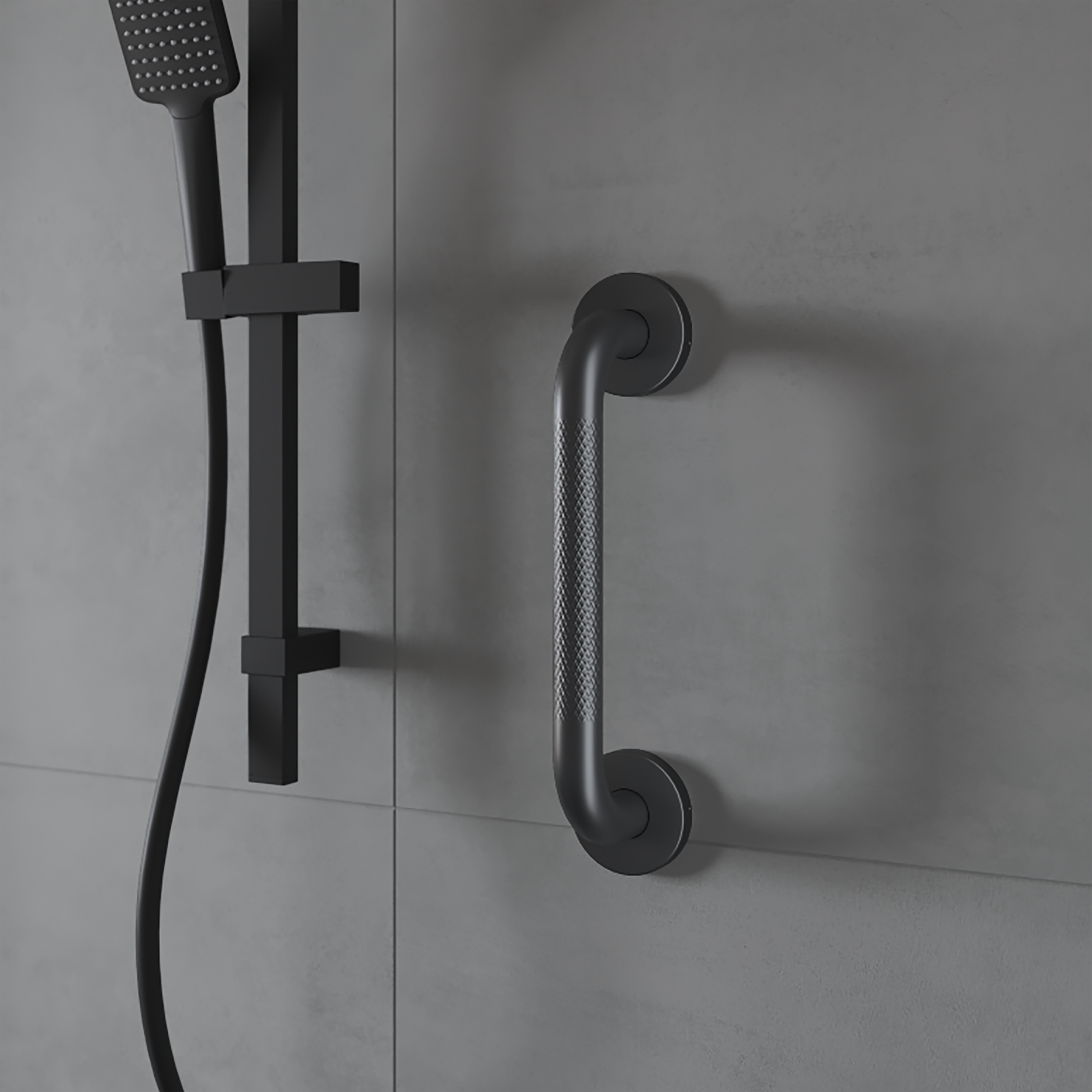 Barra de apoio preta 30cm Sensea Touch - 3